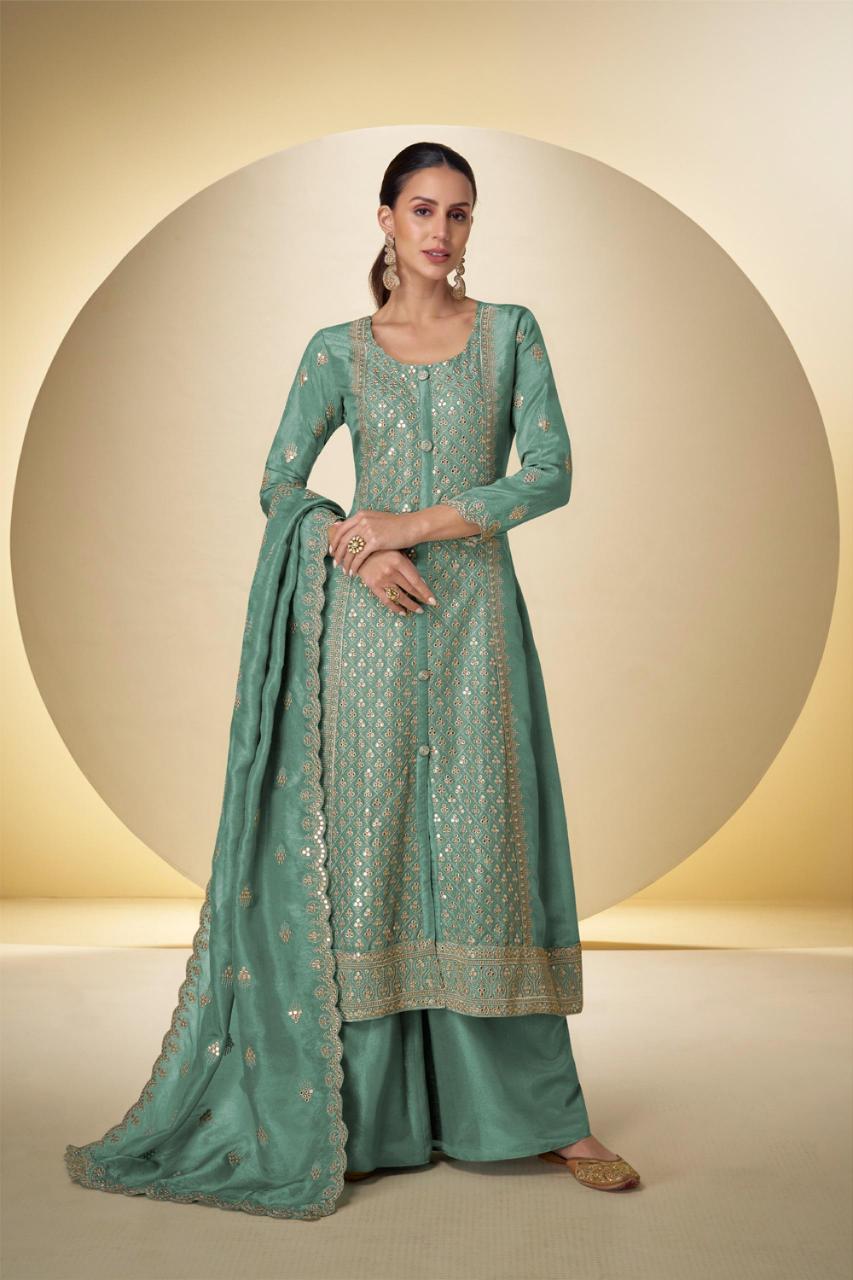Gulkayra Sakhi catalog aari work salwar kameez wholesale