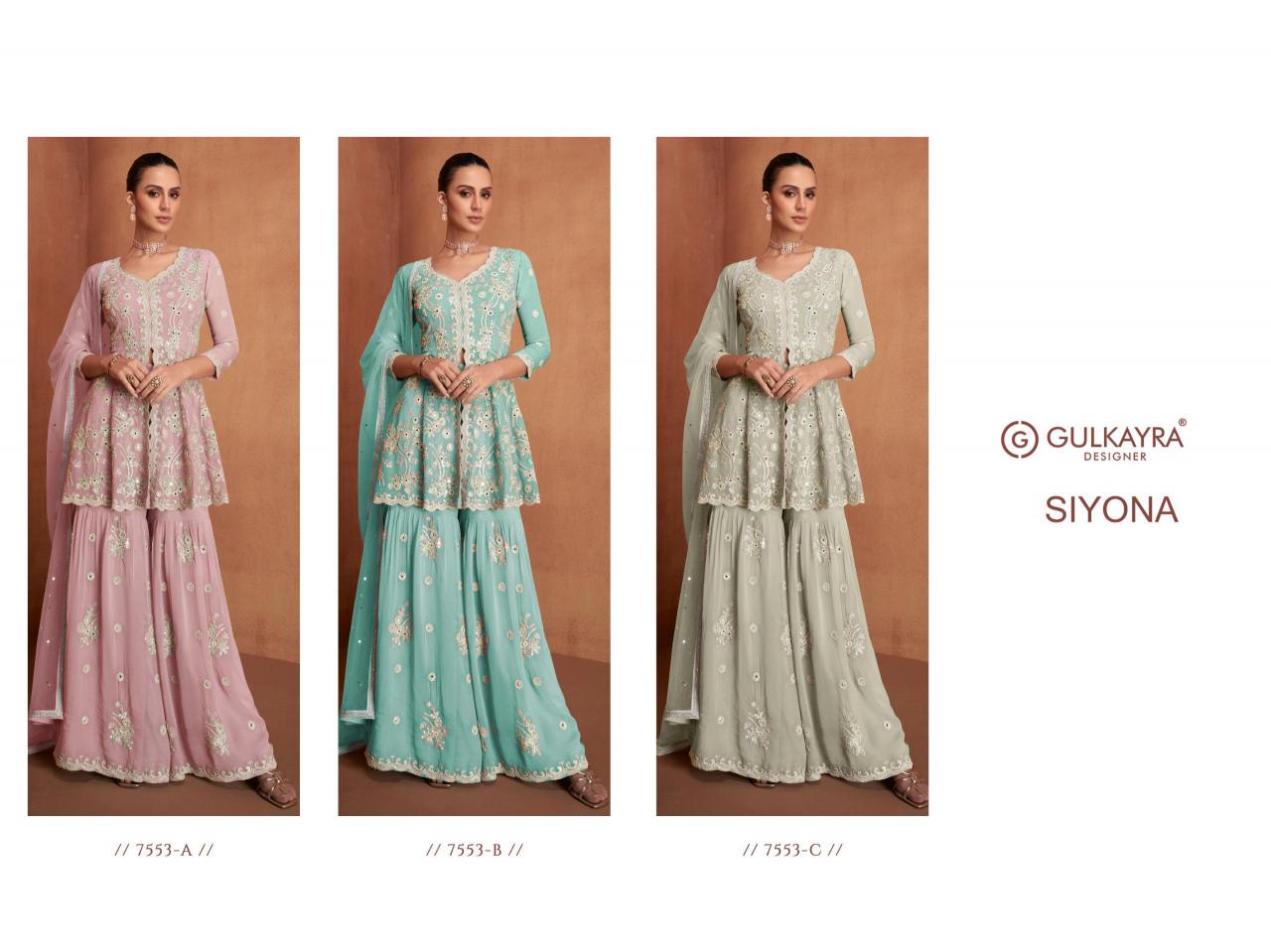 Gulkayra Siyona catalog designer salwar kameez at wholesale price