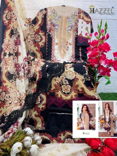 Hazzel Firdous 0372 catalog wholesale pakistani suits in surat