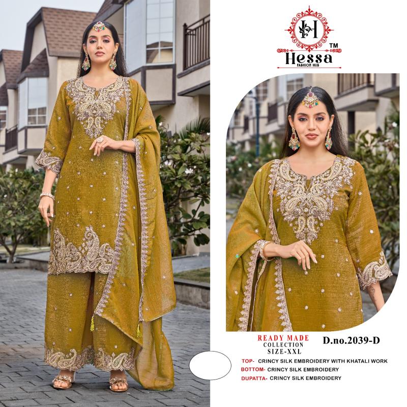 Hessa 2039 catalog pakistani suit wholesaler in delhi