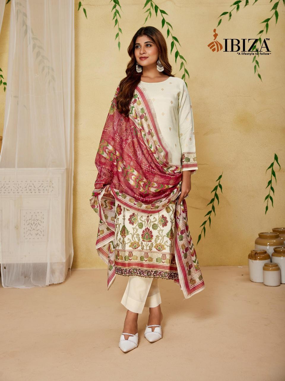 Ibiza Alveera catalog unstitched salwar kameez wholesalers kolkata
