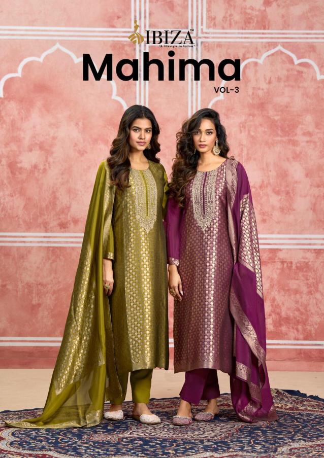 Ibiza Mahima Vol 3 catalog wholesale market for salwar kameez in delhi