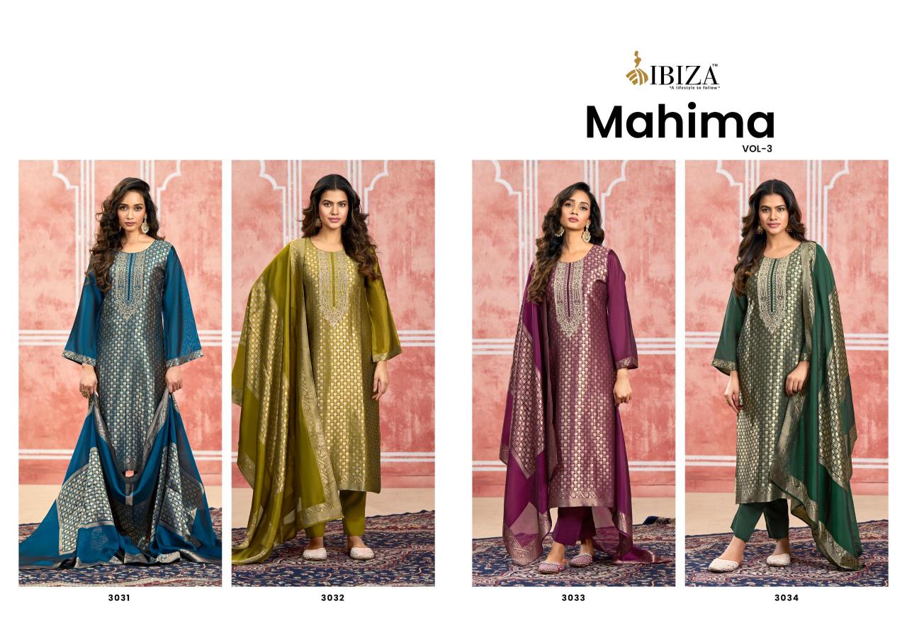 Ibiza Mahima Vol 3 catalog wholesale market for salwar kameez in delhi