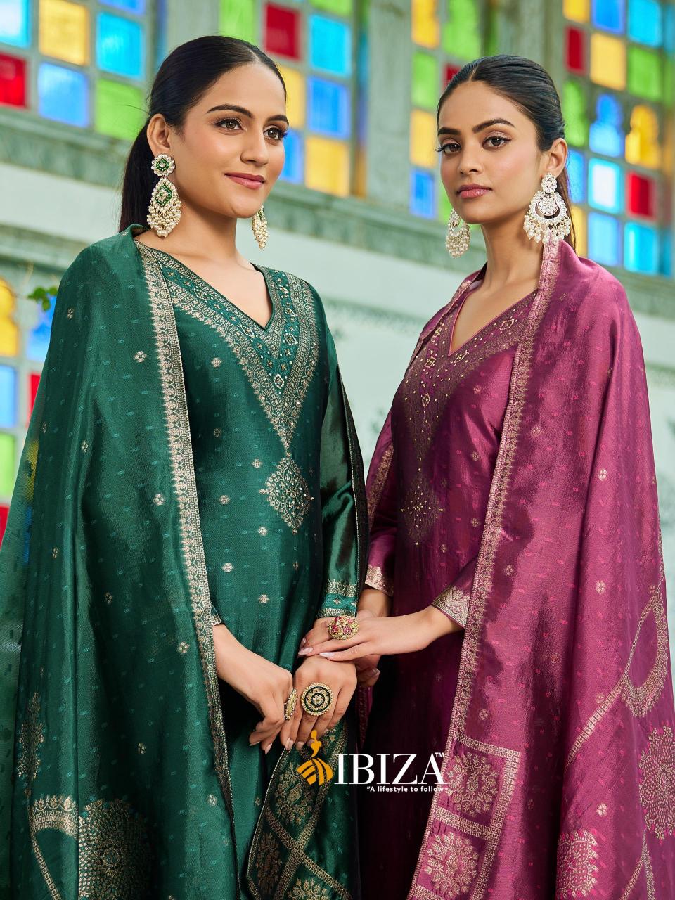 Ibiza Olivia catalog party wear salwar kameez wholesale