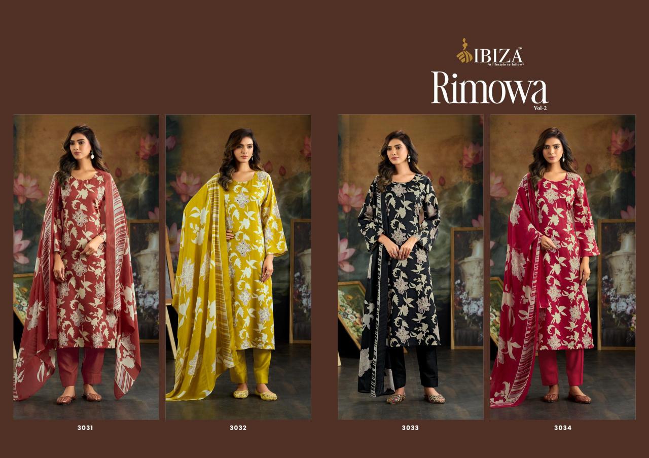 Ibiza Rimowa vol 2 catalog unstitched salwar kameez wholesale pakistan