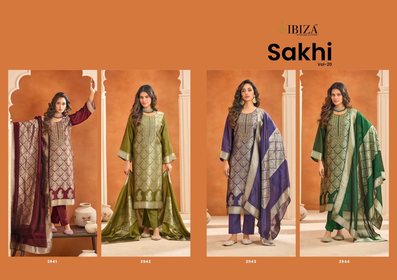 Ibiza Sakhi Vol 20 catalog wholesale salwar kameez fabric