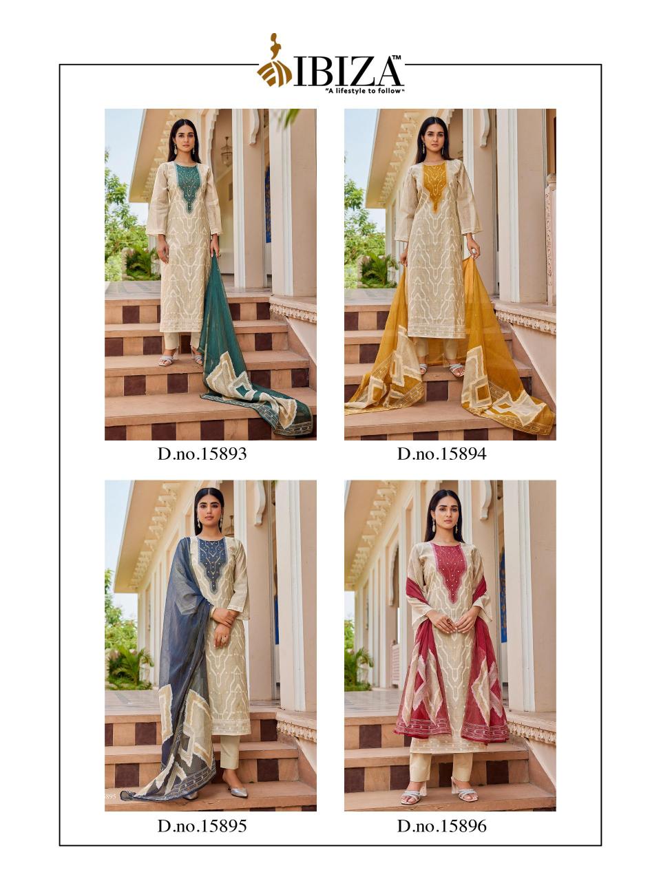 Ibiza Saptrangi catalog wholesale salwar kameez pakistani