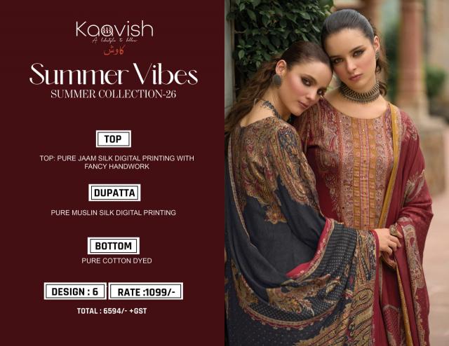 kaavish Summer Vibes catalog wholesale dealers of salwar kameez in mumbai