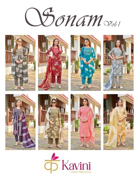 Kaivni Sonam vol 1 catalog wholesale ladies kurti online