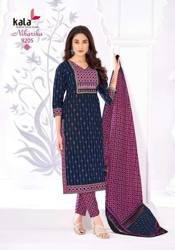 Kala Niharika Vol-6 – Kurti Pant With Dupatta - Wholesale Catalog