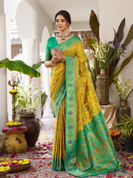 KANCHANA SILK by Astita fancy designer Pochampalli Soft Silk fabric saree wholesale with Fancy latkan