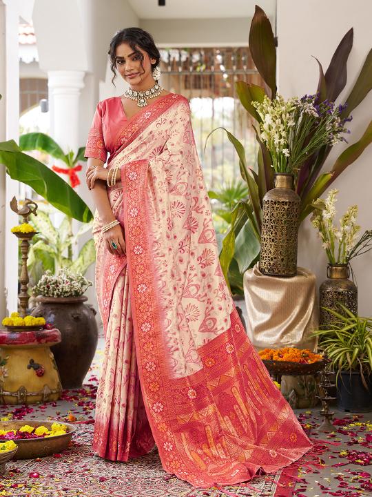 KANCHANA SILK by Astita fancy designer Pochampalli Soft Silk fabric saree wholesale with Fancy latkan