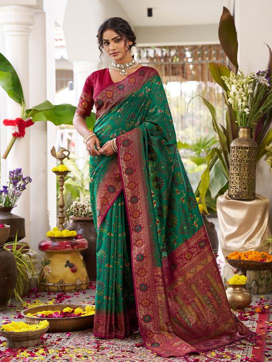 KANCHANA SILK by Astita fancy designer Pochampalli Soft Silk fabric saree wholesale with Fancy latkan