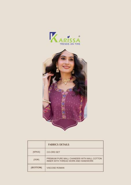 Karissa Lipika catalog co ord sets online