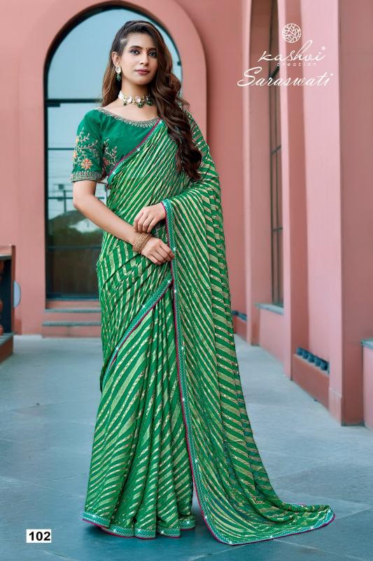 Kashvi Saraswati catalog saree wholesale uk
