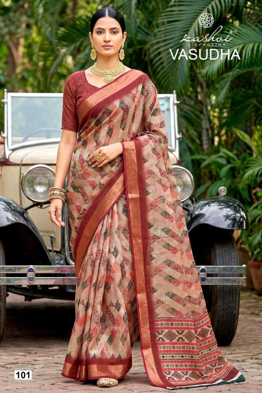 Kashvi Vasudha catalog wholesale surat sarees 