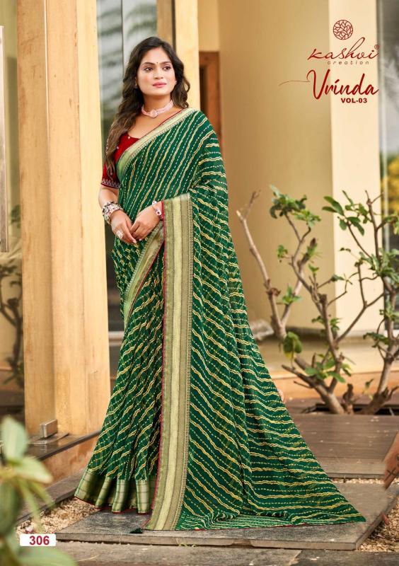 Kashvi Vrinda Vol 3 catalog sarees wholesale dealers in tamilnadu