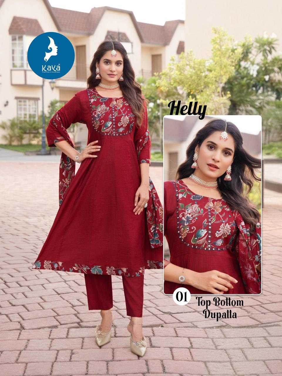 Kaya Helly catalog kurtis manufacturers wholesaler