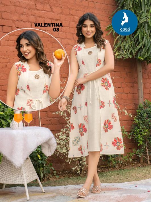 Kaya Velentina catalog one piece printrd dress