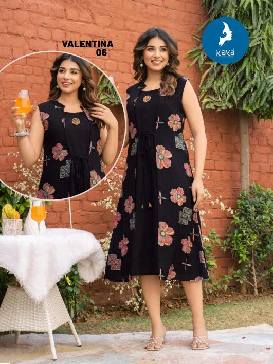 Kaya Velentina catalog one piece printrd dress