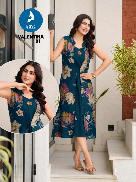 Kaya Velentina catalog one piece printrd dress