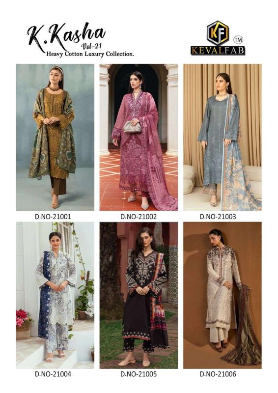 Keval Fab K kasha vol- 21 – Readymade Karachi Kurti Pant With Dupatta