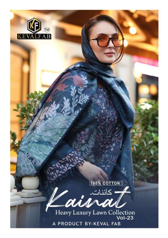 Keval Fab Kainat Vol 23 – Pakistani Karachi Readymade Kurti Pant With Dupatta