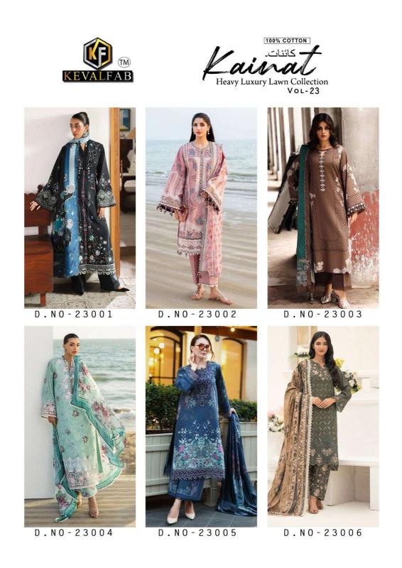 Keval Fab Kainat Vol 23 – Pakistani Karachi Readymade Kurti Pant With Dupatta