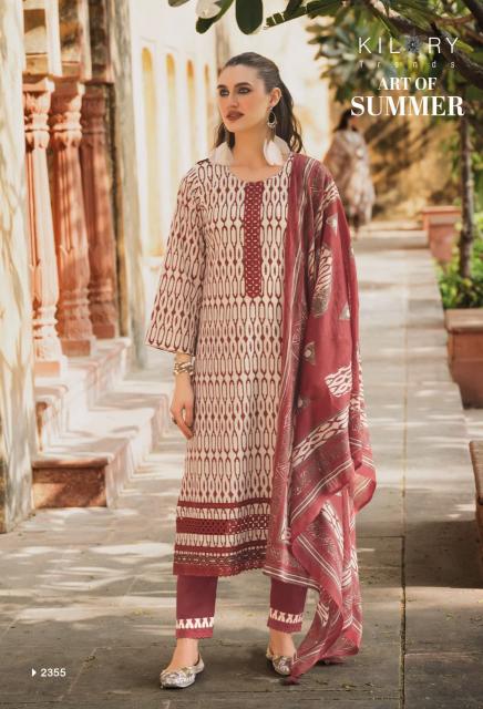 Kilory Art Of Summer catalog wholesale ladies salwar kameez