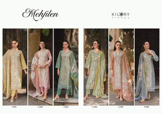 Kilory Mehfilen catalog wholesale salwar kameez suppliers in surat