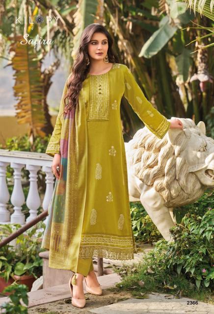 Kilory Safira catalog unstitched heavy salwar kameez in jaipur wholesale with price