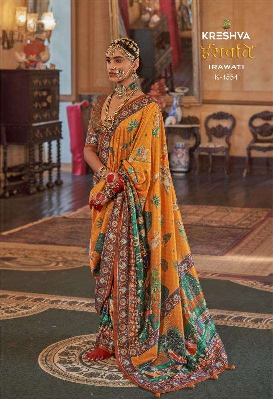 Kreshva Irawati catalog chennai saree wholesale market