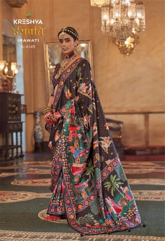 Kreshva Irawati catalog chennai saree wholesale market