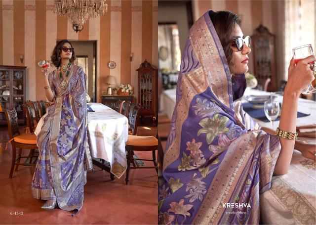 Kreshva Mahadevi catalog buy wholesale saree from bangalore