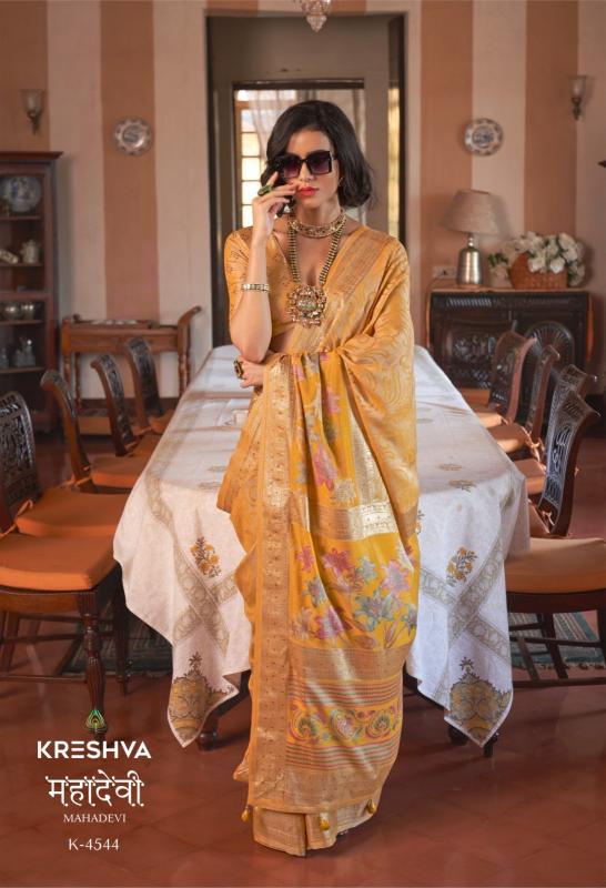 Kreshva Mahadevi catalog buy wholesale saree from bangalore