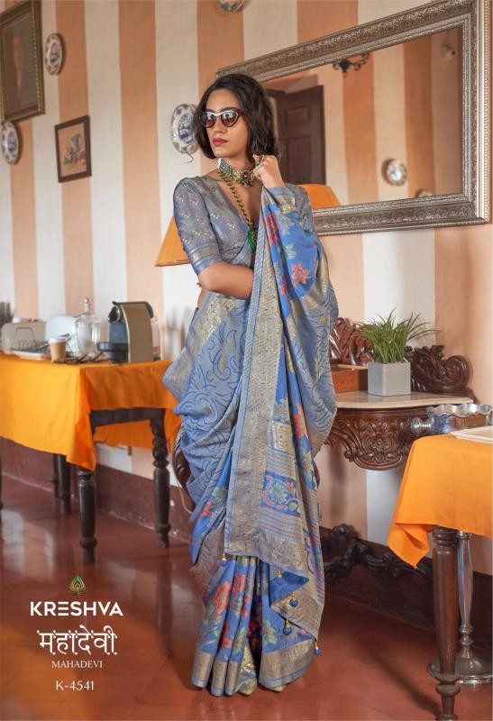 Kreshva Mahadevi catalog buy wholesale saree from bangalore