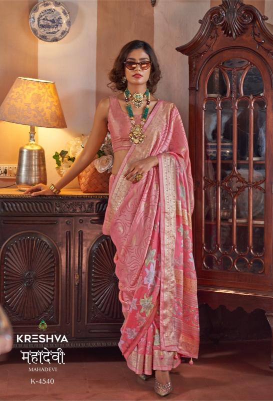 Kreshva Mahadevi catalog buy wholesale saree from bangalore