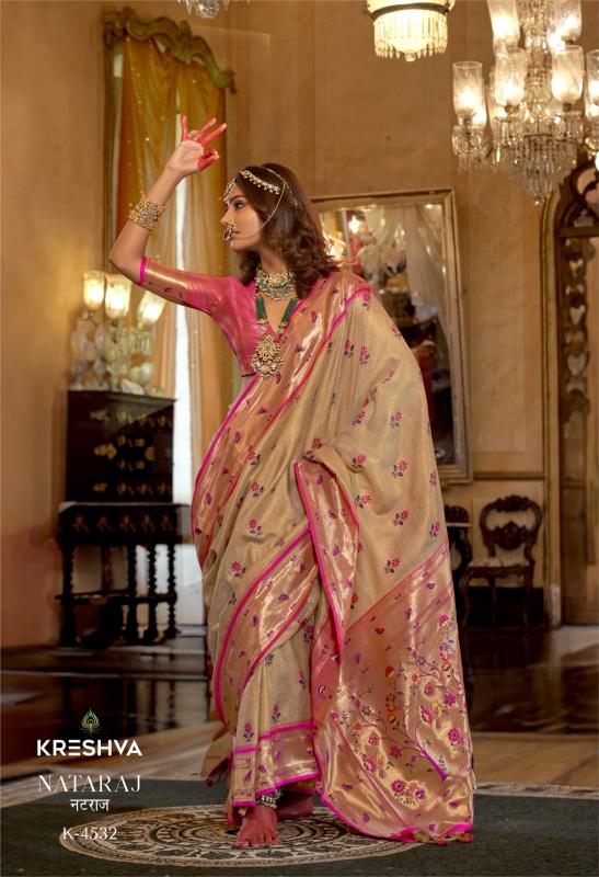Kreshva Nataraj catalog saree fabric wholesale