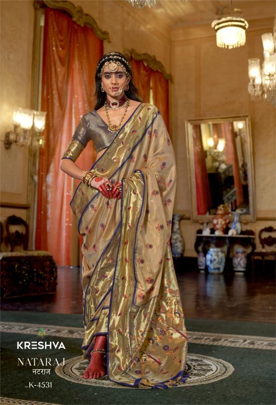 Kreshva Nataraj catalog saree fabric wholesale