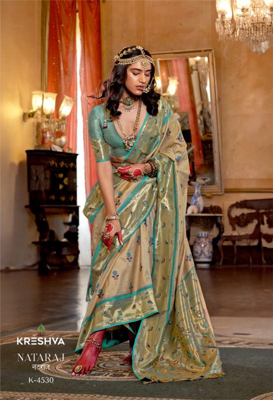 Kreshva Nataraj catalog saree fabric wholesale