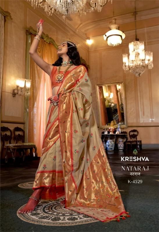 Kreshva Nataraj catalog saree fabric wholesale