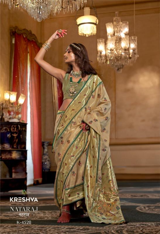 Kreshva Nataraj catalog saree fabric wholesale