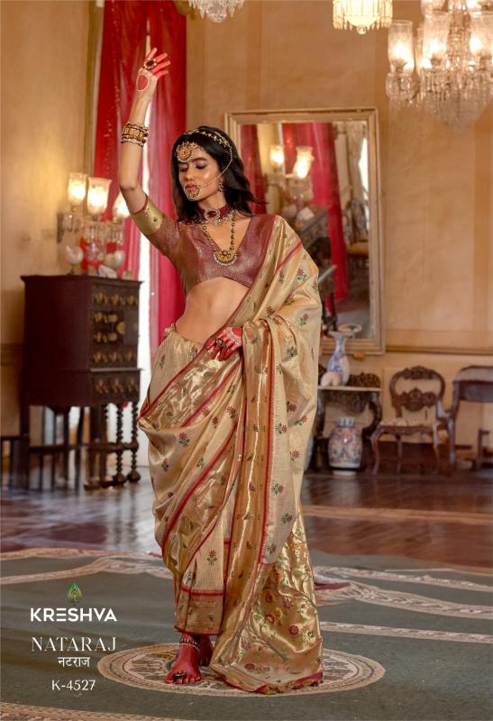 Kreshva Nataraj catalog saree fabric wholesale