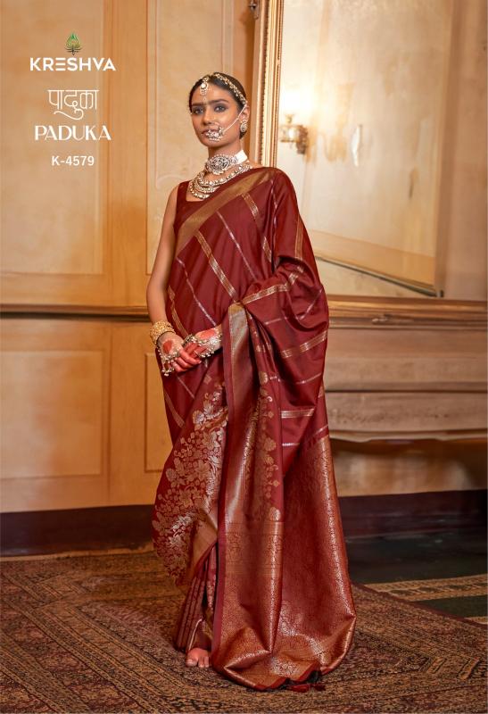 Kreshva Paduka catalog cheapest wholesale saree market in india