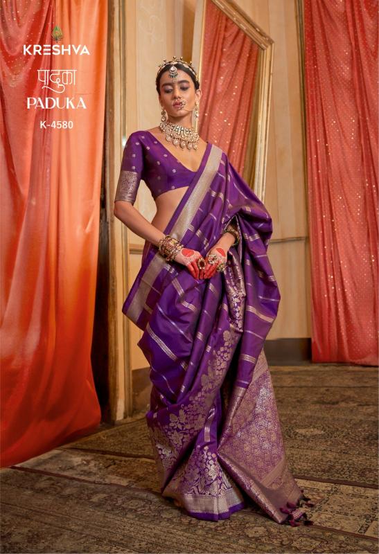 Kreshva Paduka catalog cheapest wholesale saree market in india