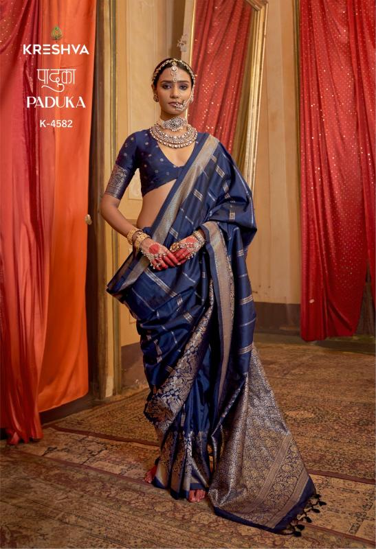 Kreshva Paduka catalog cheapest wholesale saree market in india