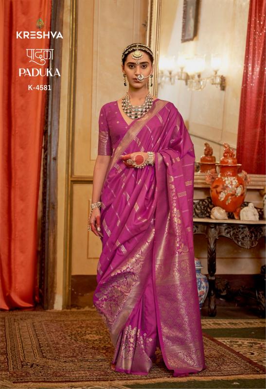 Kreshva Paduka catalog cheapest wholesale saree market in india