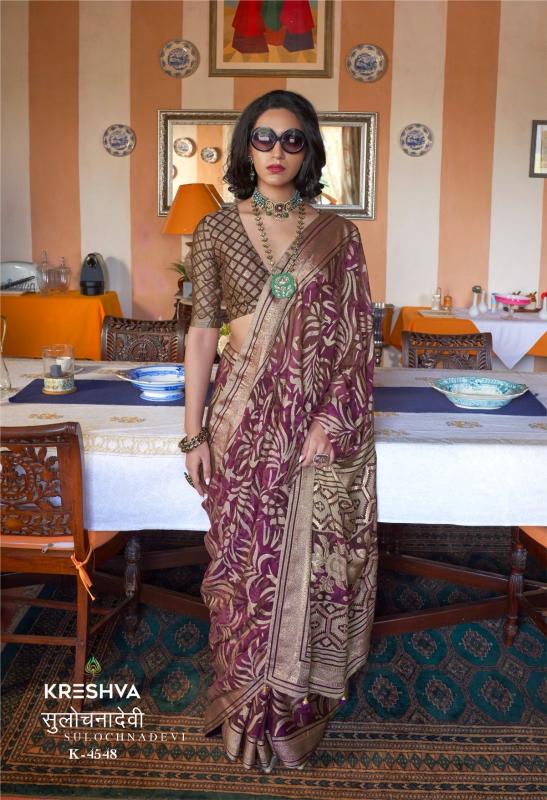 Kreshva Sulochnadevi catalog kolkata saree wholesaler