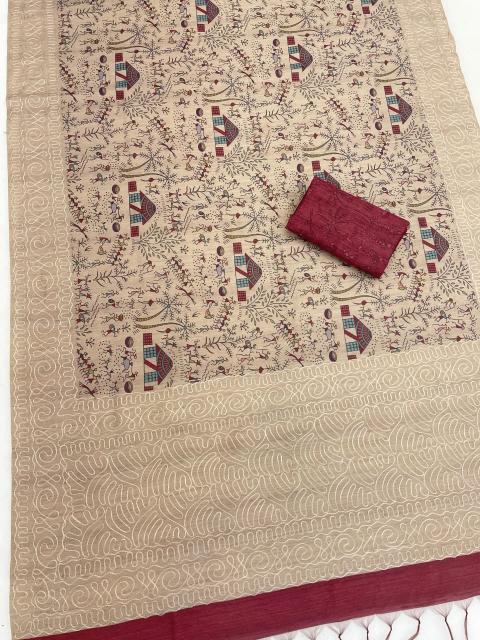 Kreshva Tussar silk catalog saree catalog wholesale