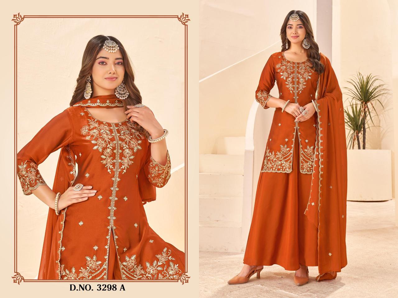 Ladies Flavour 3298 to 3301 catalog selfie kurtis online wholesale